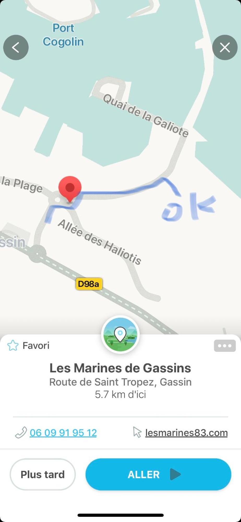 Le Sud Plage Et Piscine Gassin Exteriör bild